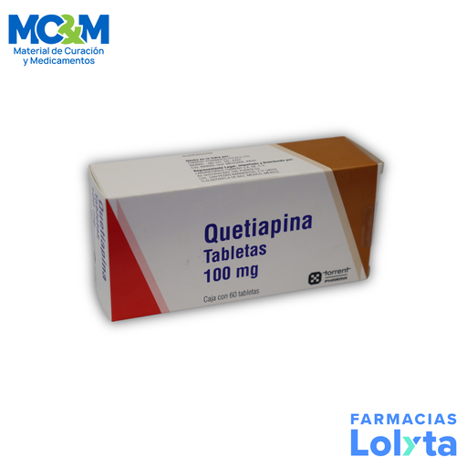 [1690] QUETIAPINA 100 MG C/60 TAB LAB TORRENT PHARMA