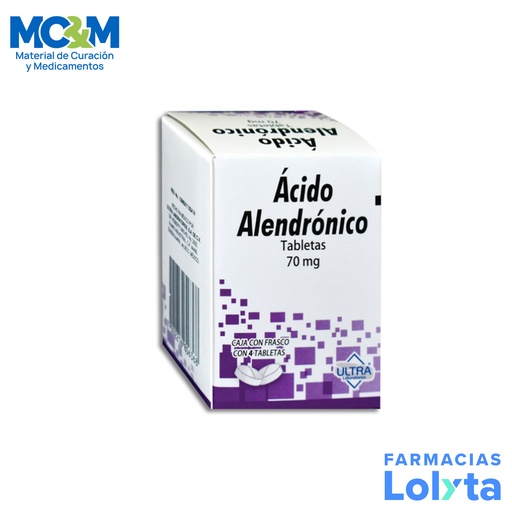 [1714] ACIDO ALENDRONICO 70 MG C/4 TAB LAB AMSA