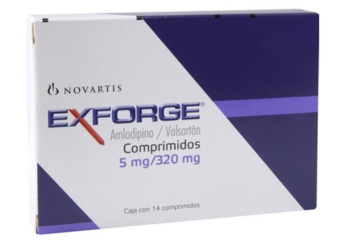 [1846] EXFORGE 5/320 MG C/14 COMPRIMIDOS AMLODIPINO VALSARTAN LAB NOVARTIS
