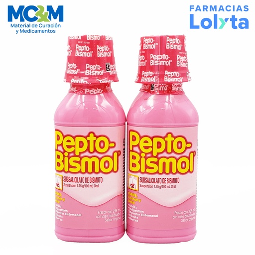 [1872] PEPTO-BISMOL SUSP ORAL 1.75 G/100 ML C/236 ML SUBSALICILATO DE BISMUTO LAB P&G