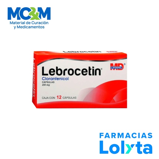[1894] CLORANFENICOL 250 MG C/12 CAP LEBROCETIN LAB LIFERPAL MD