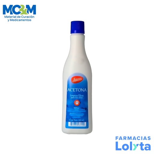 [1919] ACETONA FRASCO 120 ML JALOMA