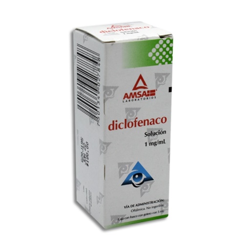[1939] DICLOFENACO SOL OFTALMICA 1 MG/ML C/5 ML LAB AMSA