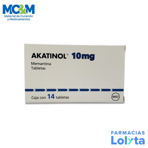 [1940] AKATINOL 10MG MEMANTINA C/14 TAB LAB MERZ
