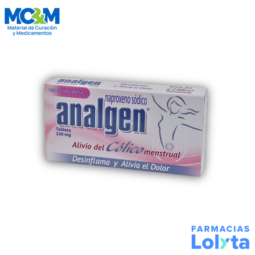 [1961] ANALGEN 220 MG C/10 TAB NAPROXENO SODICO LAB LIOMONT