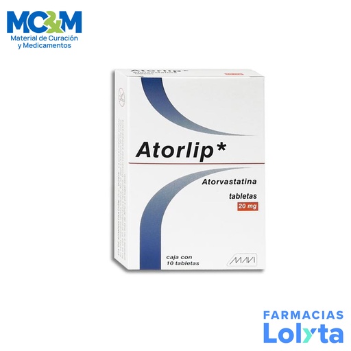 [1971] ATORVASTATINA 20 MG C/10 ATORLIP LAB MAVI