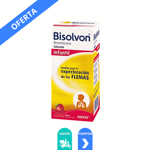 [2004] BISOLVON INFANTIL SOL ORAL 4 MG/5 ML C/120 ML SABOR FRESA BROMHEXINA LAB SANFER