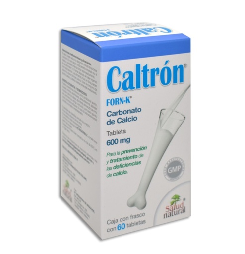 [2014] CALTRON FORN-K CARBONATO DE CALCIO 600MG C/60 TAB SALUD NATURAL
