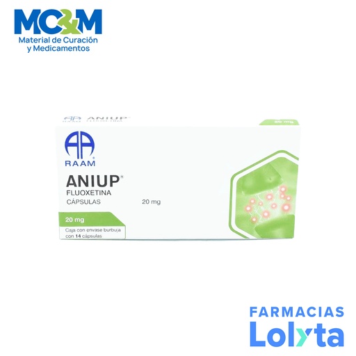 [2026] FLUOXETINA 20 MG C/14 CAP ANIUP LAB RAAM