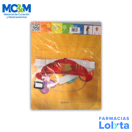 [2028] CARETA PROTECTORA IMPRESA NIÑO C/1 PIEZA FACESHIELDS4ALL
