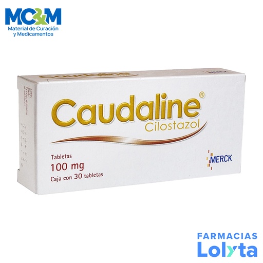 [2042] CAUDALINE 100 MG C/30 TAB CILOSTAZOL LAB MERCK
