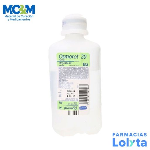 [2145] MANITOL 20G/100ML SOL INY C/250 ML OSMOROL LAB PISA