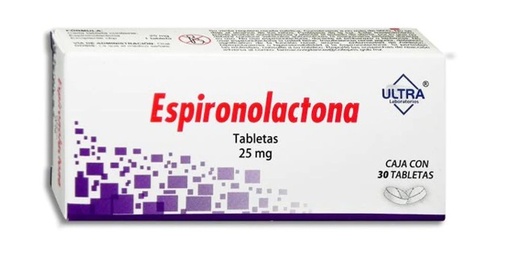 [2166] ESPIRONOLACTONA 25 MG C/30 TAB LAB ULTRA