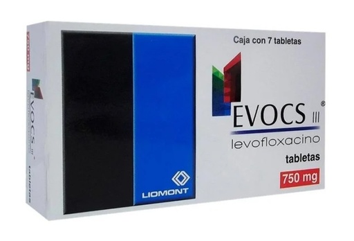 [2174] EVOCS 750 MG C/7 TAB LEVOFLOXACINO LAB LIOMONT
