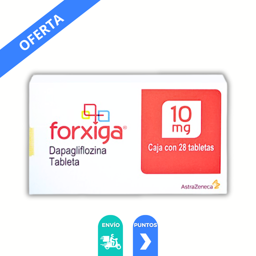 [2186] FORXIGA 10 MG C/28 TAB DAPAGLIFLOZINA LAB AZTRAZENECA