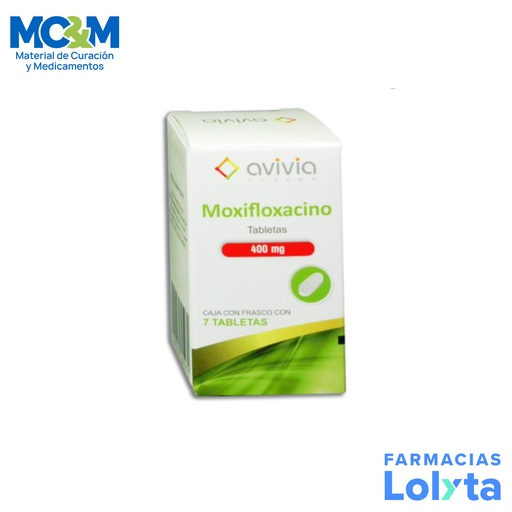 [2192] MOXIFLOXACINO 400 MG C/7 TAB LAB AVIVIA