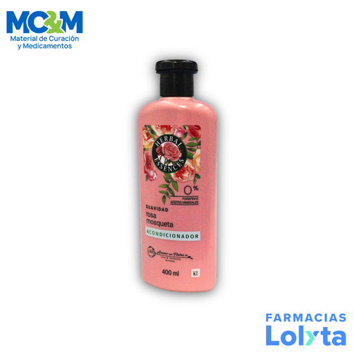 [2208] ACONDICIONADOR HERBAL ESSENCES SUAVIDAD ROSA MOSQUETA C/400 ML LAB P&G