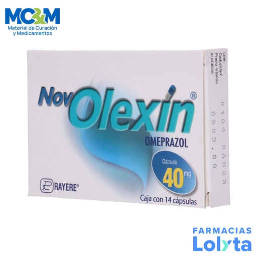 [2261] OMEPRAZOL 40MG C/14 CAP NOVOLEXIN LAB RAYERE