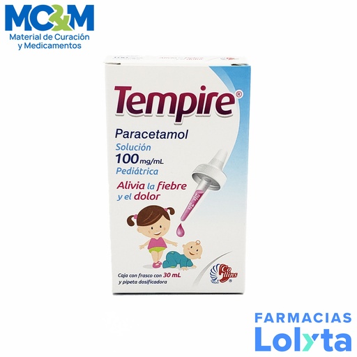 [2275] PARACETAMOL SOL PEDIATRICA 100 MG/ML C/30 ML TEMPIRE LAB COLLINS