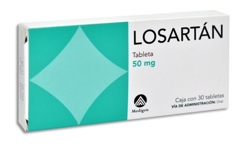 [2294] LOSARTAN 50 MG C/30 TAB LAB MEDIGEN MAVER