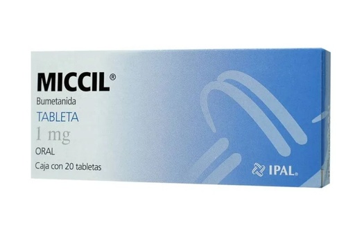 [2307] MICCIL 1 MG C/20 TAB BUMETANIDA LAB IPAL