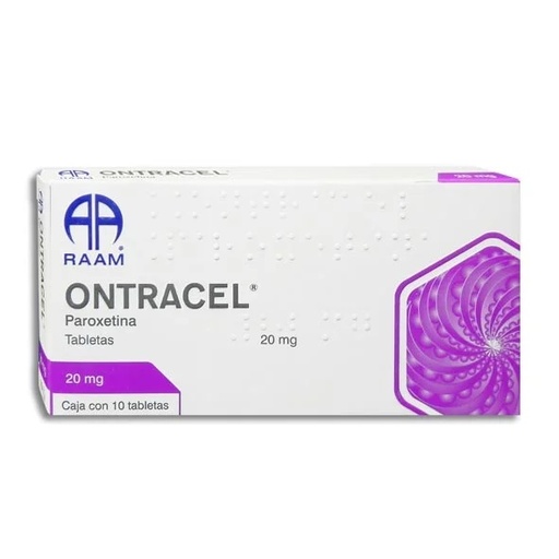 [2359] PAROXETINA 20 MG C/10 TAB ONTRACEL LAB RAAM