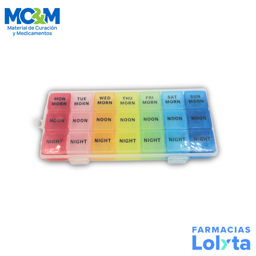 [2368] PASTILLERO SEMANAL 3 TOMAS AL DIA