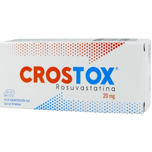 [2426] ROSUVASTATINA 20 MG C/30 TAB CROSTOX LAB MAVI