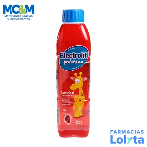 [2437] ELECTROLIT PEDIATRICO SUERO ORAL 500 ML FRESA PISA