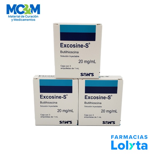 [2517] BUTILHIOSCINA SOL INY 20MG/ML C/3 AMP EXCOSINE-S LAB SONS