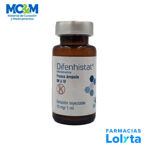 [2586] DIFENHIDRAMINA SOL INY 10 MG/ML C/10 ML DIFENHISTAT LAB KENER