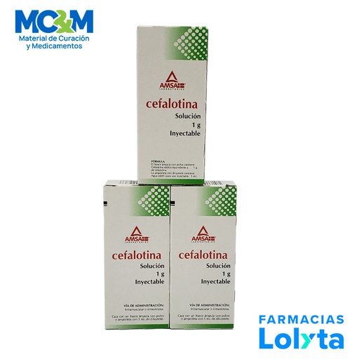 [2626] CEFALOTINA SOL INY 1 G AMSA