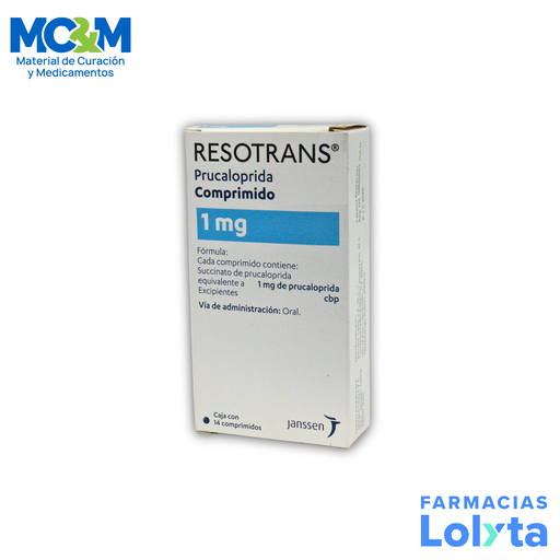 [2674] RESOTRANS 1 MG C/14 COMPRIMIDOS PRUCALOPRIDA LAB JANSSEN