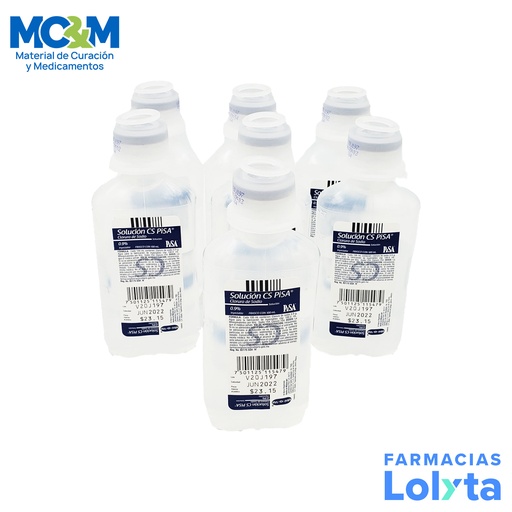 [2682] CLORURO DE SODIO  0.9% SOL INY 100 ML SOLUCION CS LAB PISA (FISIOLOGICA)