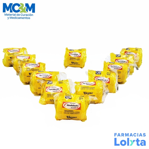 [3489] VENDA ELASTICA 5 CM X 5 M PIEZA VENDALASTIC DEGASA