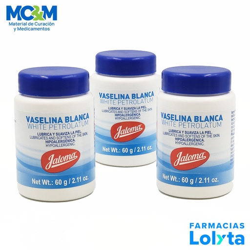 [3769] VASELINA BLANCA TARRO C/60 G JALOMA