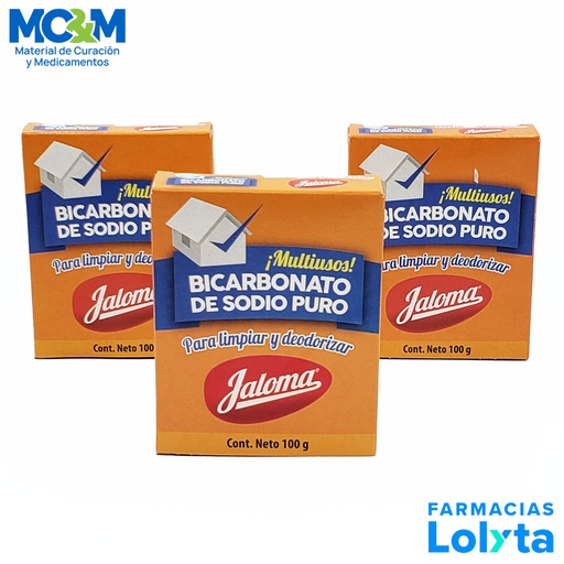 [3772] BICARBONATO DE SODIO PURO C/100 G JALOMA