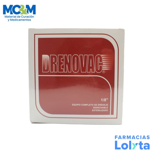 [4500] DRENOVAC 1/8" 3 MM EQUIPO PARA DRENAJE POR ASPIRACION