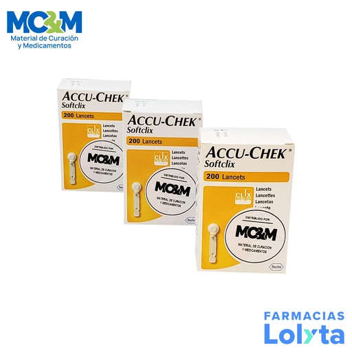 [4527] LANCETAS ACCU-CHEK SOFTCLIX C/200 PZAS ROCHE