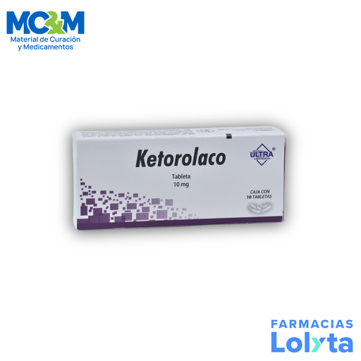 [3497] KETOROLACO 10 MG C/10 TAB LAB ULTRA