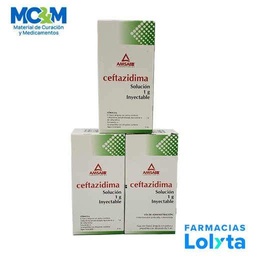 [2530] CEFTAZIDIMA SOL INY IV/IM 1 G AMSA