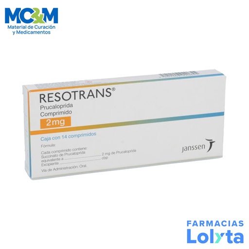 [2938] RESOTRANS 2 MG C/14 COMPRIMIDOS PRUCALOPRIDA LAB JANSSEN-CILAG