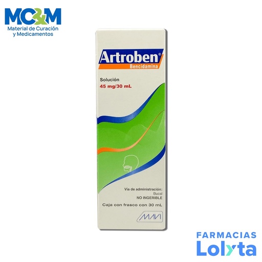 [124] BENCIDAMINA SOL SPRAY 45 MG/30 ML C/30 ML ARTROBEN LAB MAVI