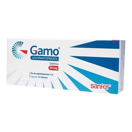 [2994] GAMO 20 MG C/14 TAB LEVOPANTOPRAZOL LAB SANFER