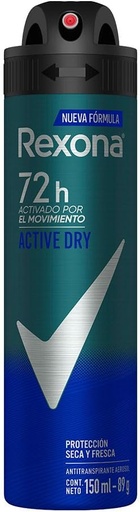 [3007] ANTITRANSPIRANTE AEROSOL REXONA MEN ACTIVE DRY 72 H C/150 ML UNILEVER