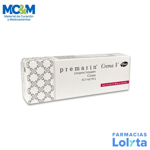 [1650] PREMARIN CREMA V 62.5MG/100G C/43G ESTROGENOS CONJUGADOS LAB PFIZER