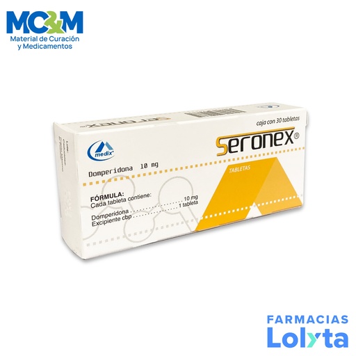 [1630] SERONEX 10 MG C/30 TAB DOMPERIDONA LAB MEDIX