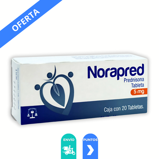 [2309] PREDNISONA 5 MG C/20 TAB NORAPRED LAB BRULUART