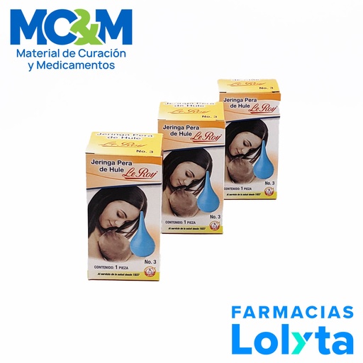 [3995] JERINGA PERA DE HULE #3 LEROY