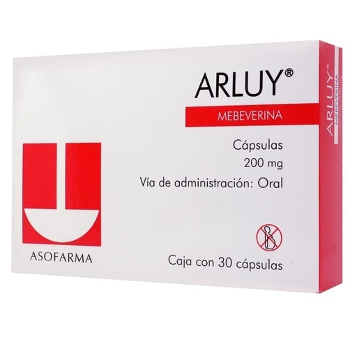 [3141] ARLUY 200 MG C/30 CAP MEBEVERINA LAB ASOFARMA